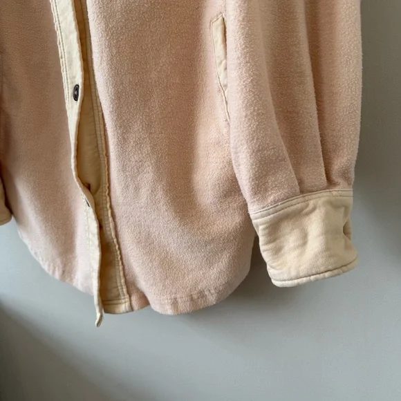 Free People “Ruby” Two tone creamsicle orange Shacket - Picture 8 of 11